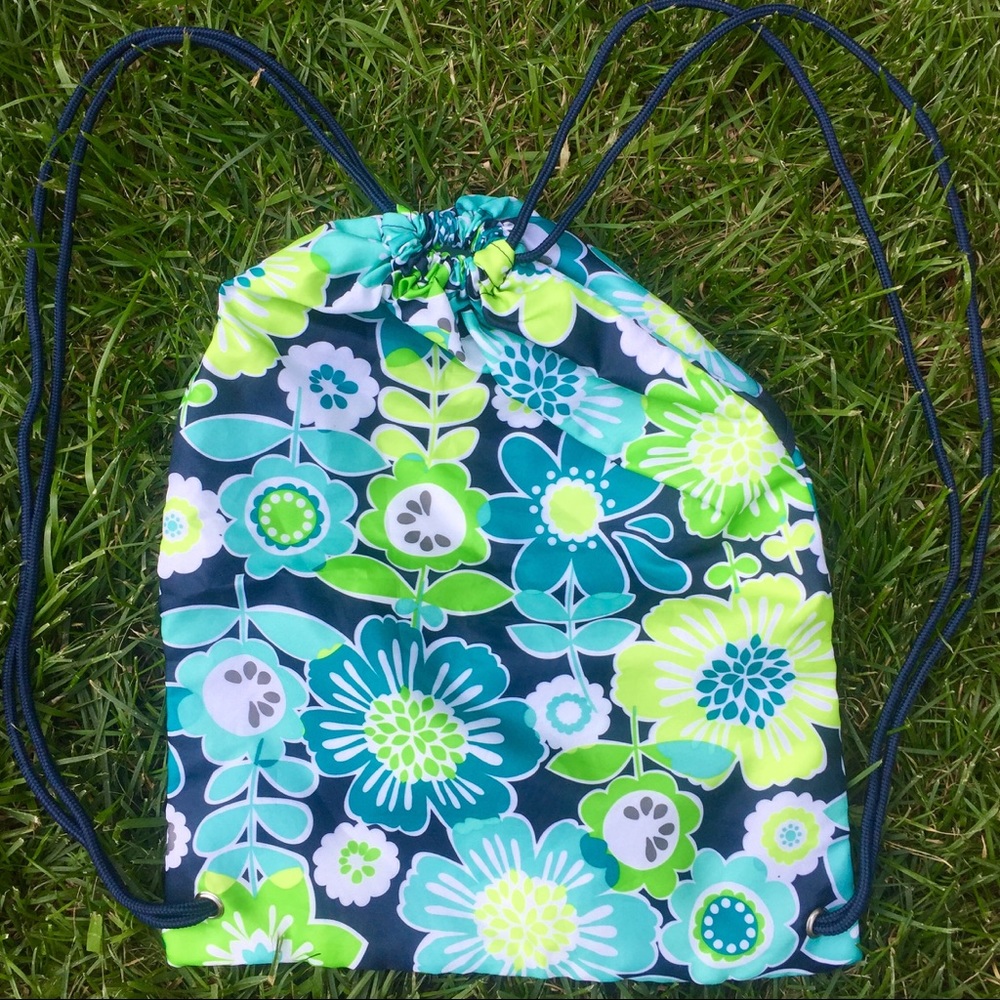 Floral Drawstring Bag - Picture 3 of 3